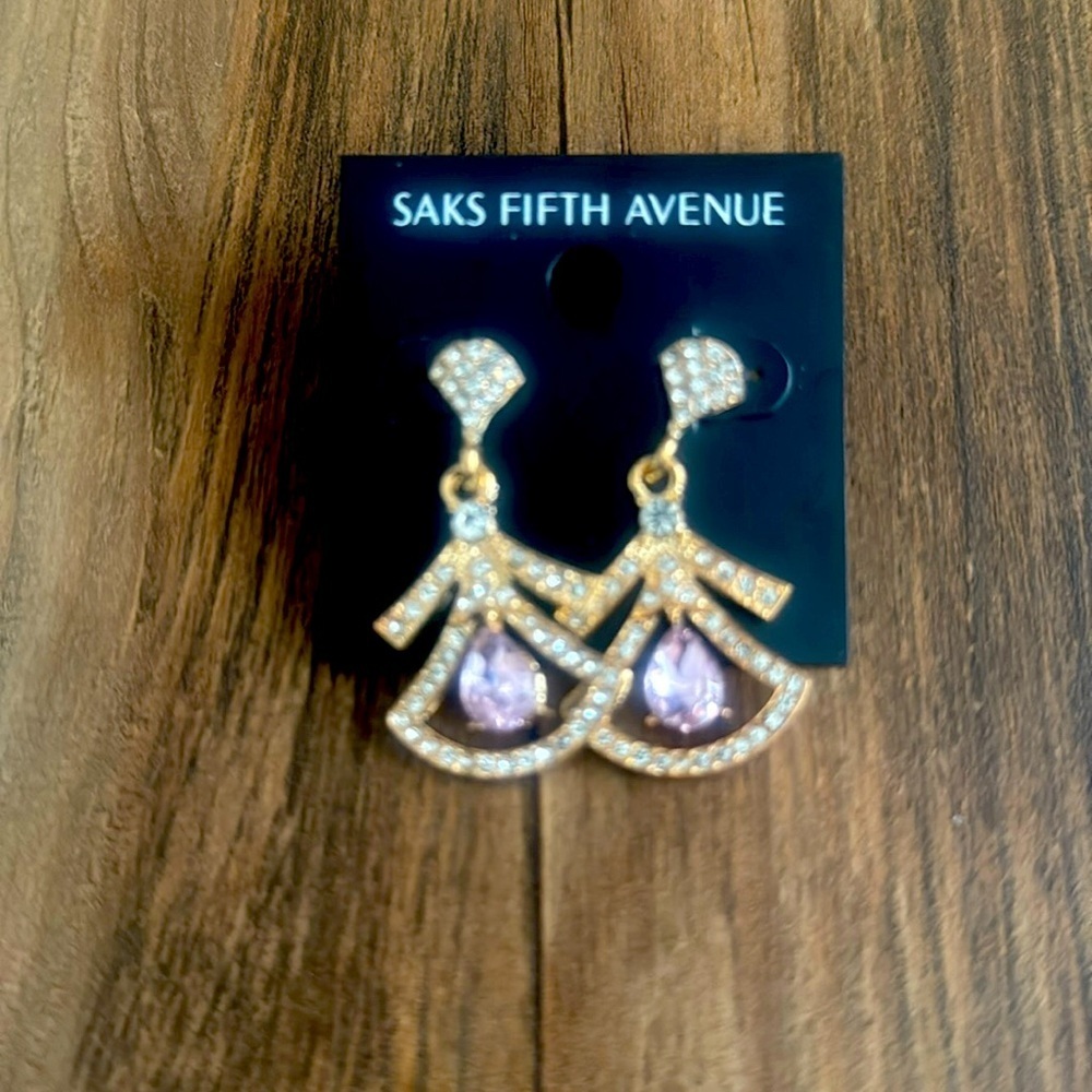 Saks Fifth Elegant  Earrings